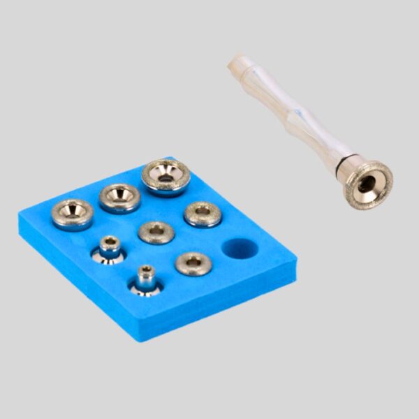 Juego de 9 puntas de diamante + Aplicador